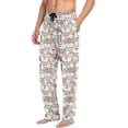 thumbnail image 4 of GZHJMY Dog Pajama Pants for Men, Lounge Pants Lightweight Men Pajama Bottoms with Drawstring Pockets, Christmas New Year Birthday Gifts, Medium, 4 of 6
