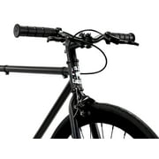 Golden Cycles Single Speed Fixie Bike – Lightweight Steel Frame, Flip-Flop Hub, 700c Wheels, Multiple Sizes & Deep V Rims (Vader, 52)