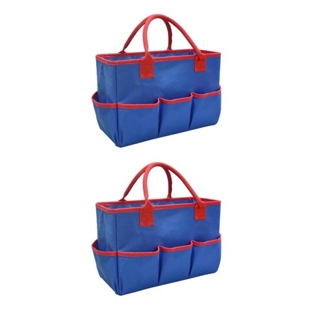 Naiovety Craft Storage Tote Bag Scrapbooking Sewing Liner Storage Organizer 2piezas Azul