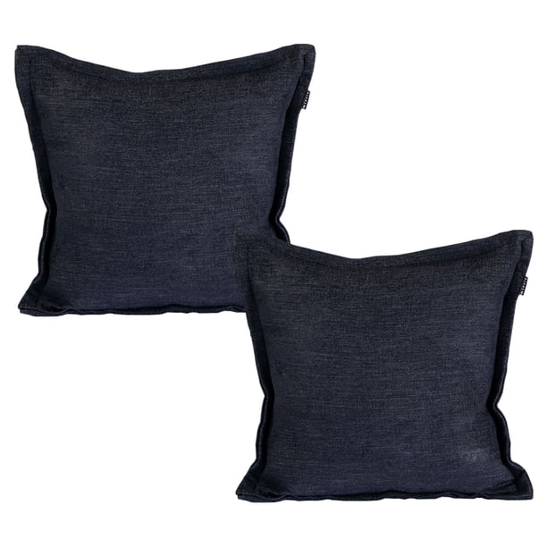 Cojin Decorativo Cuadrado Set de 2 Niz Azul