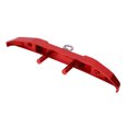 thumbnail image 3 of Tow Hook Rear Bumper, Prevent Collision Aluminum Alloy 3D Streamlined Exterior 5mm Light Hole Attractive RC Rear Bumper  for  LER 4WD AXI05000 Red, 3 of 8
