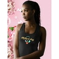 thumbnail image 2 of Mothers Day Storybook Tulips Racerback Tank Women -Image by Shutterstock, Female XX-Large, 2 of 4