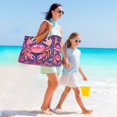 thumbnail image 7 of DIXRUYEE Beach Cooler Travel Tote Bags Beach Bag Fashion Crabby Delight Printed, 7 of 7