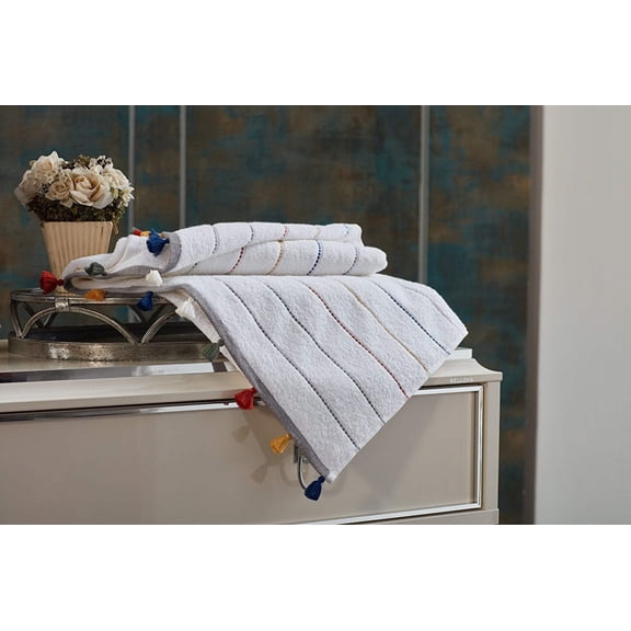 White Bath Towel