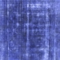 thumbnail image 1 of Ahgly Company Indoor Square Oriental Blue Industrial Area Rugs, 7' Square, 1 of 4