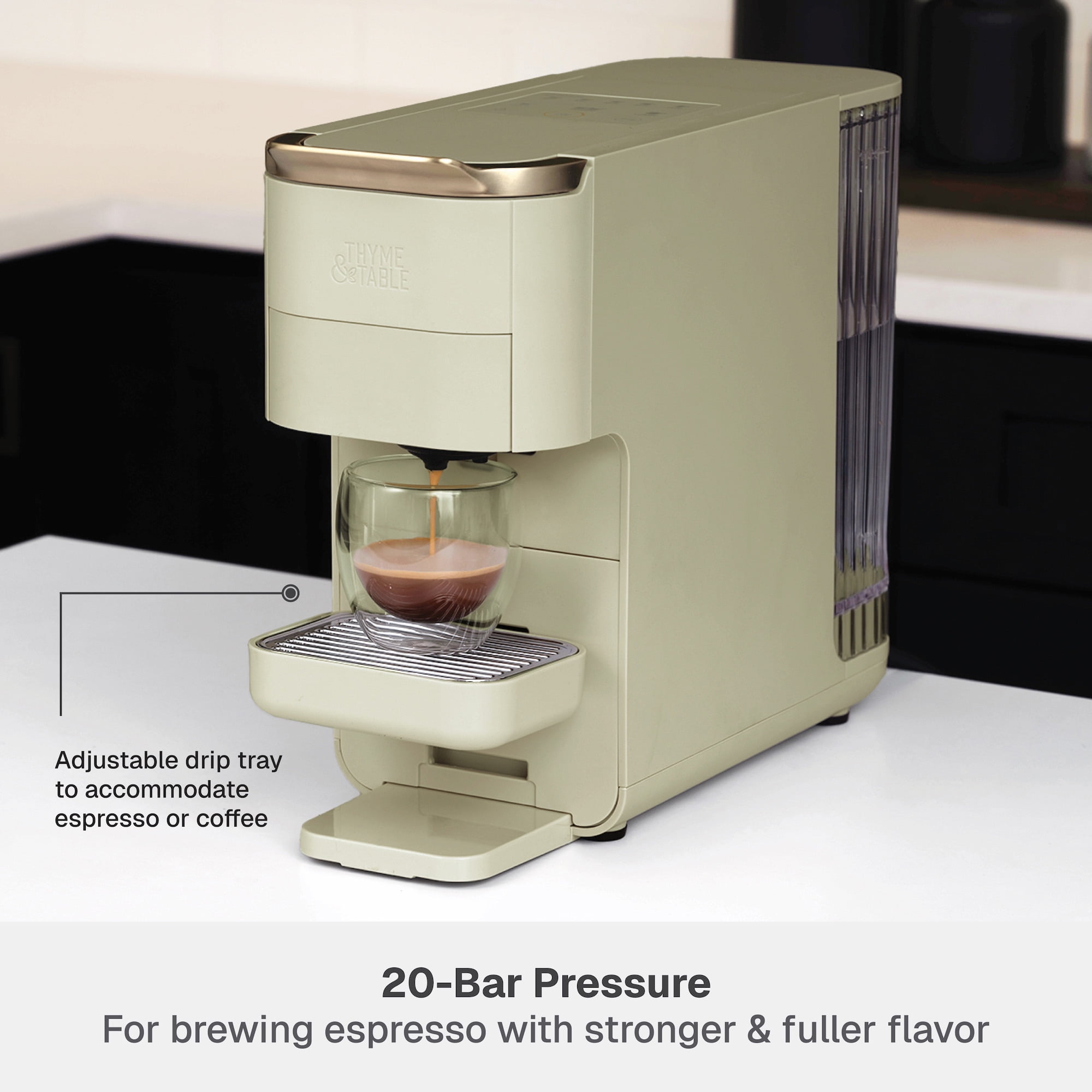 Thyme & Table Multi Capsule Coffee Machine, Universal Capsule Compatible