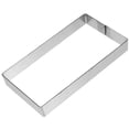 thumbnail image 1 of Stainless Steel Rectangle Pancake Mold Baking Tool for Bread, 1 of 9