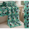 thumbnail image 6 of Soimoi Green Cotton Poplin Fabric Leaves & Peony Floral Print Print Fabric By the Yard 42 Inch Wide, 6 of 7