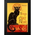 thumbnail image 2 of Steinlen, Theophile 11x14 Black Modern Framed Museum Art Print Titled - Le Chat Noir, 1896, 2 of 5