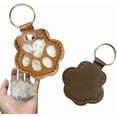 thumbnail image 5 of Dog Memorial Gifts For Loss Of Dog - 1/3Pcs Pet Hair Storage Keychain, Cat Paw Shaped Keychain, Pet Memorial Gift Keyring, Loss Of Dog Sympathy Gift, 5 of 13