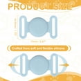 thumbnail image 2 of Uxcell Dog Collar Tag, Dog Tracker Holder Silicone Tag Protective Case Waterproof Cat Collar Holder, (Light Blue), Intended for Pet Puppies Kittens Tracking Accessories, 2 of 6