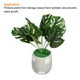 thumbnail image 5 of Uxcell 5.4" Round Nonwoven Tree Mulch Ring Mat Cover Plant Obstacle, Green 12 Pack, 5 of 5