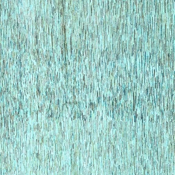 Ahgly Company Indoor Square Solid Light Blue Modern Area Rugs, 4' Square