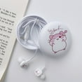 thumbnail image 4 of 1~5PCS Earphone Holder Case with Subwoofer Earphone Line Cartoon Red Rice Storage Protective Box Headphone Bag Earbuds Style B 5pcs, 4 of 6