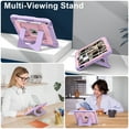 thumbnail image 6 of Case For iPad (A16) 11th 10th Generation 11 inch 10.9 inch (2025/2022) Shockproof Heavy Duty Stand Cover with Built-in Stand & Pencil Holder & Shoulder Strap, 6 of 8