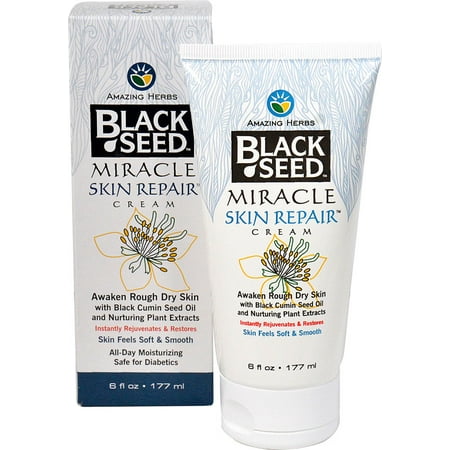 Amazing Herbs Black Seed Miracle Skin Repair Cream -- 6 fl oz