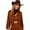 Coffee%GC100, variant on SJLDQY Carnival Womens Western Cowboy Dress Up Tassel Vest Scarf With Hat Outfits Funny Party Stage Performance Clothes Set