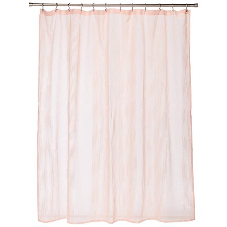 Anna Sheer Pink Shower Curtain Casual Shower Curtains For