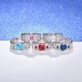 thumbnail image 2 of Bague de Fiançailles en Forme de Cœur à la Mode pour Femmes et Filles, 2 of 6