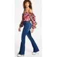thumbnail image 3 of GUESS Womens Sexy Faded Flared Jeans, Blue, 31, 3 of 4