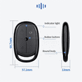 thumbnail image 6 of Wireless Copy Remote Controller 433mhz Universal Remote Control Duplicator Clone Cloning Code for Garage Door Gate 5PCS,5 * Copy Remote Controller,Black, 6 of 6
