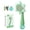 Green, variant on Automatic Bubble Wand with Dreamy Lights, 10-Hole Electric Bubble Machine for Party Favors, Pink Snowflake & Flower Bubble Blower with Rechargeable Battery, Outdoor Summer