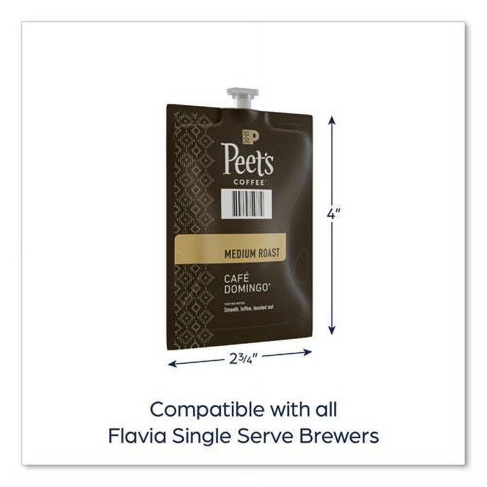 FLAVIA 48035 Peet's Coffee Freshpack - Cafe Domingo (76/Carton)