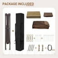 thumbnail image 5 of EAGLE PEAK 11x11 Pop Up Gazebo with Mesh Netting, Easy Up Screened Canopy for Patio and Backyard(Tan), 5 of 8