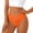 Orange, variant on Women Bikini Bottoms Solid Color Triangle Style Swimwear Summer Beach Bathing Suit Swimsuit M