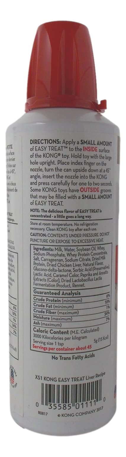 Kong Easy Treat Stuff Dog Toy Fill 3 Flavors (1) Each: Pepperoni, Liver, Peanut Butter (8 Ounces) | MerlinsMart Zine