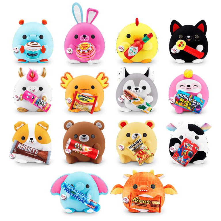 ZURU Snackles Super Soft Plush 14 inch Food Snackable Albie