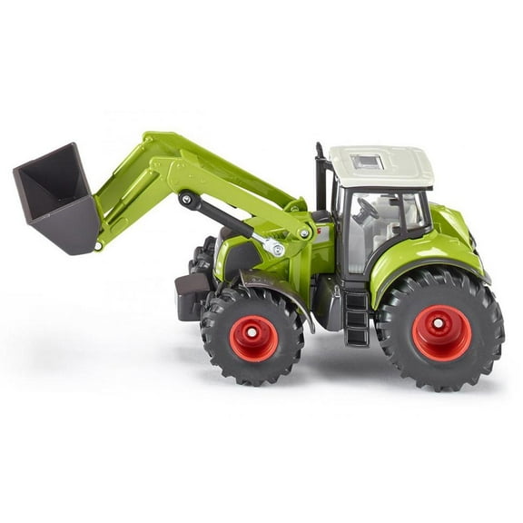 Claas Axion 850 Tractor with Front Loader Green with Gray Top 1/50 Diecast Model by Siku