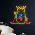 thumbnail image 2 of Handmadetneonsign King Potato Neon Sign, Potato King Led Sign, Potato Neon Light, Crown Potato Led, 2 of 5