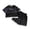 Black, variant on Summer Outfits For Boys Cool Stylish Casual Short Sleeve Two Piece Loose Fit Children For Play Cute Clothes Set Black 2-12 Years