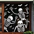 thumbnail image 2 of Pegatinas de Halloween de terror, decoración de murciélago, fantasma, calabaza, Haloween, para el Hogar, baño, inodoro, Haunted Gouse, pegatina de ventana de pared de miedo, 2 of 4