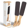 thumbnail image 1 of Foot Scraper Pedicure Foot File, Professional Foot Rasp File Foot Scrubber, Premium Callus Remover for Feet To Remove Dead Skin, Hard Skin, Cracked Heels, Perfect Foot Care Pedicure Tools (2 Pack), 1 of 8
