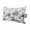 Grey, variant on Outdoor Chair Pillow Headrest for Patio Pool Chaise Lounge, Summer Tropical Leaves Recliner Head Pillow, Gray Palm Trees Botanical Waterproof Pillowcases Neck Lumbar Pillows & Insert 11x16x1