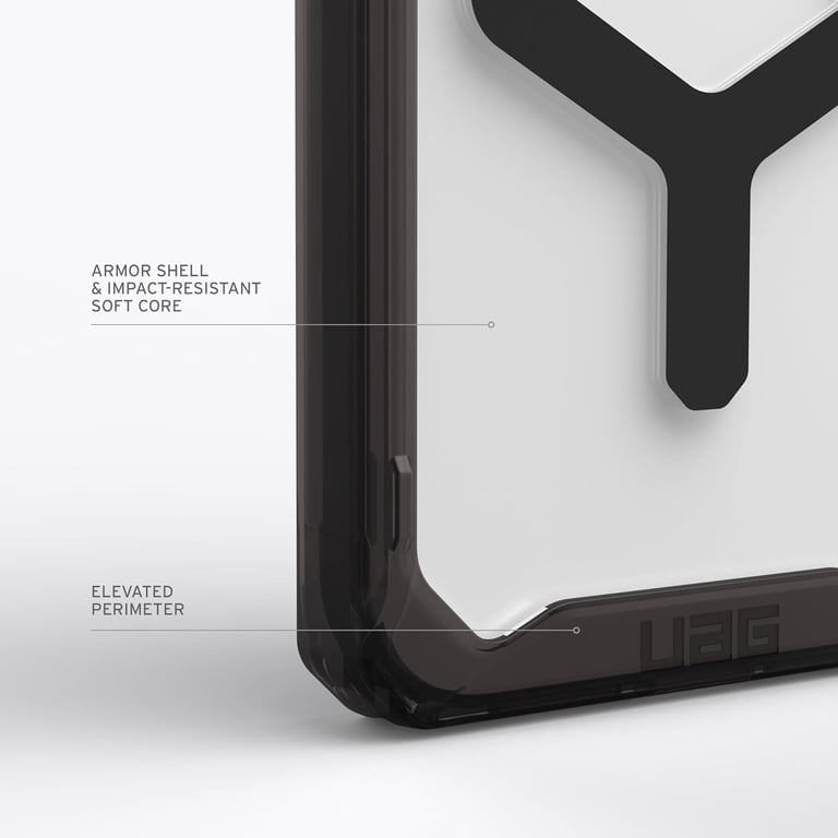UAG iPhone 15 Pro Case 6.1" Plyo Black/Black Built-in Magnet Compatible  with MagSafe Charging Rugged Anti-Yellowing Transparent Clear Protective  Cover by URBAN ARMOR GEAR - Walmart.com