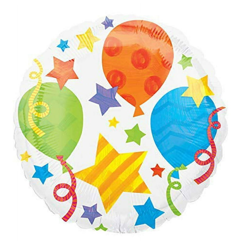 Licensed 3rd Birthday Party Supplies Balloon Bouquet Decorations,  Compatible with Bluey Multicolored, Party Accessory