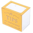 thumbnail image 3 of KAKOWELY tip jar for bartender Acrylic Money Collection Box Suggestion Box Raffle Cash Box Clear And Gold Rectangular box For Bars Cafes Restaurants5.91"X5.12"X3.94", 3 of 5