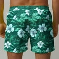 thumbnail image 4 of UVEASISHA Mens Big and Tall Swim Trunks Floral Print Casual Beach Shorts Quick Dry Bathing Suits Hawaiian Shorts with Pockets 90% Off Clearance Sale Multicolor M, 4 of 6