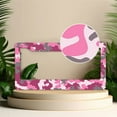 thumbnail image 2 of 1 Pcs Pink Camouflage License Plate Frame,License Plate Cover for Car Decorative Parts,Aluminum License Plate Bracket Holder Rust-Proof for US Standard Car, 2 of 8