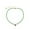 green, variant on Peach Heart Simple Rice Beads Handmade Necklace Geometric Folding Beaded Necklace For Women's Daily Wear