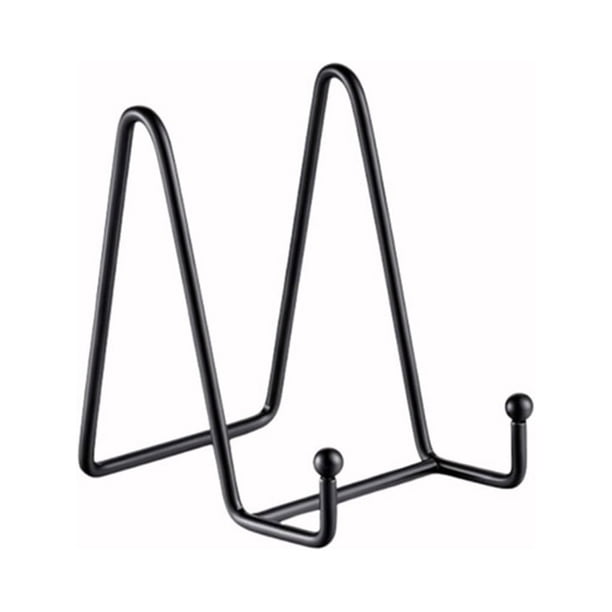 Ounissouiy Soporte de marco de Metal para placa de , caballete para decoración de imágenes, estante para libros, organizador de pintura al óleo Almacenamiento y organización del hogar