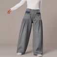 thumbnail image 2 of Mepaouo Women's Wide Leg Jeans High Waisted Plus Size Loose Fit Baggy Casual Denim Pants(Grey,M), 2 of 9