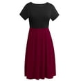 thumbnail image 2 of Women's Short Sleeve Maternity Nursing Dresses Breastfeeding Clothes, 2 of 6