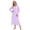 Light Purple, variant on WBQ Long Nightgown for Womens Victorian Vintage Nightgown Long Sleeve V Neck Princess Nightdress Ruffle Hem Nightshirt Full Length Sleepwear Casual Housecoat, S-2XL