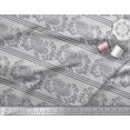 thumbnail image 2 of Soimoi Velvet Fabric Stripe,Leaves & Hen Block Decor Fabric Printed Yard 58 Inch Wide, 2 of 4