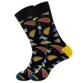 thumbnail image 1 of Vedolay Crew Socks Women's Funny Low Cut Novelty Patterned Cute Fuuny Ankle Socks Multipacks,Black One Size, 1 of 3