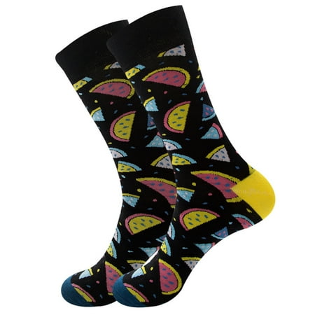 

qazqa men and women adult geometric fruit banana socks street socks astronaut socks